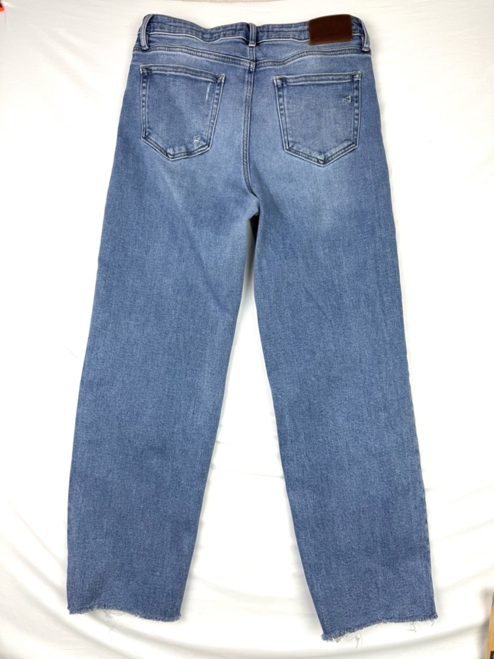 Hidden‎ High Waisted Straight Jean Raw Hem Stretch Women’s 31 - Picture 2 of 8